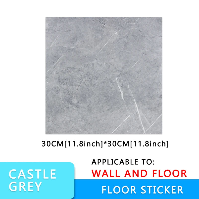 10/pcs PVC Imitation Marble Wall Self-adhesive Waterproof