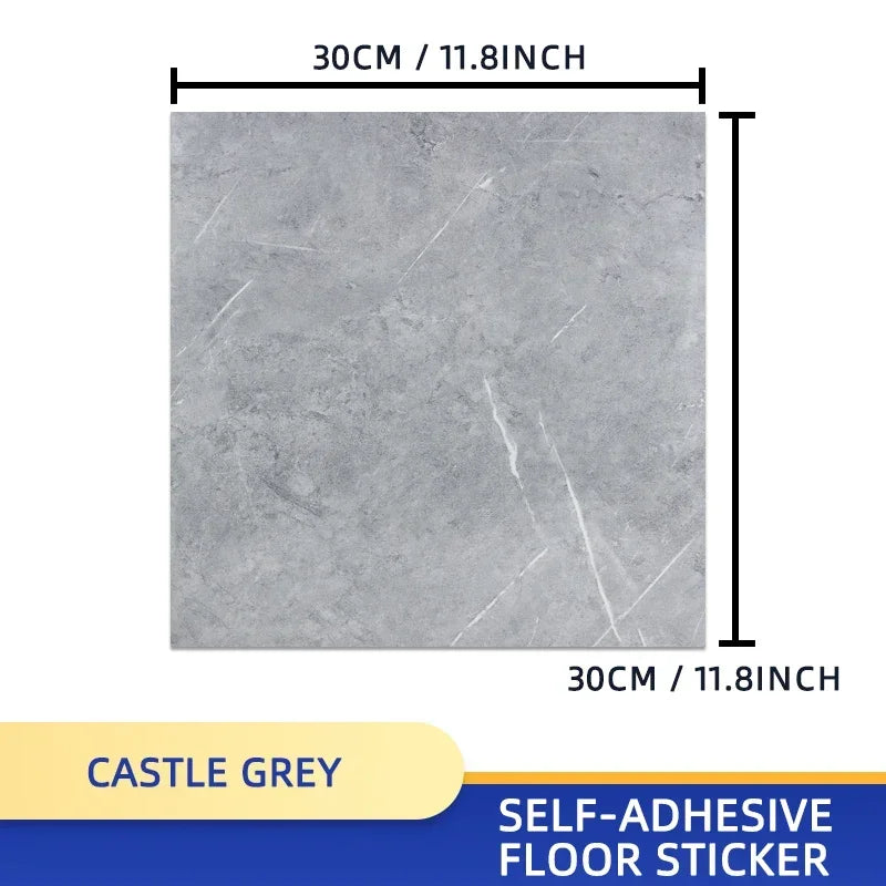 20pc PVC Imitation Marble Wall Stickers Self-adhesive Floor Stickers 30*30cm Waterproof Bathroom living Room Decoration Decals