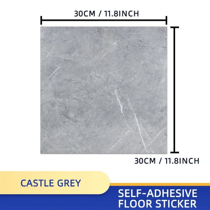 20pc PVC Imitation Marble Wall Stickers Self-adhesive Floor Stickers 30*30cm Waterproof Bathroom living Room Decoration Decals