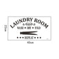 English Title LAUNDRY ROOM Bathroom Decoration Wall Stickers
