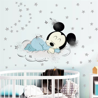 Cartoon Mickey Minnie Mouse Home Wall Stickers