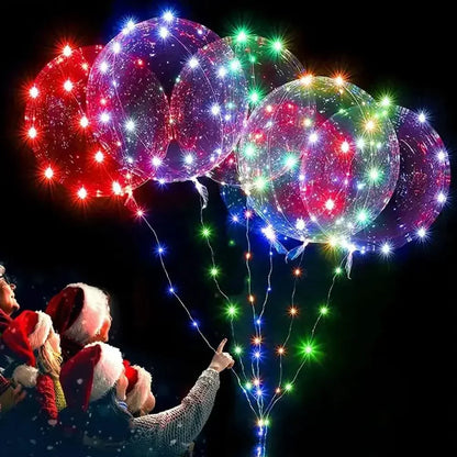 3set Transparent Led Balloons Light Up Balloons