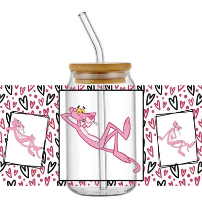 Miniso New pink design Stickers Waterproof  Mug