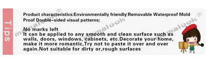 Creative wall stickers for food tableware kitchen layout self-adhesive new