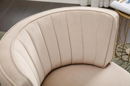 Bucket Swivel Barrel Chairs For Living Room Set Of 2