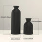 Elegant Black Vase - Boho Chic Decorative Centerpiece