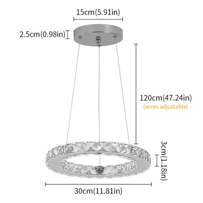 Luxury K9 Crystal Chandelier Pendant Lighting Fixtures