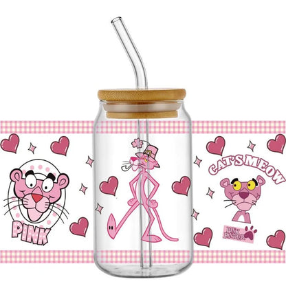 Miniso New pink design Stickers Waterproof  Mug