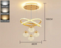 LED Lamp Dining Room Living Ring Dimmable Bedroom