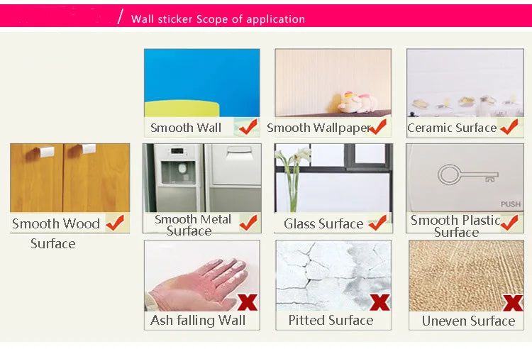 Cartoon Pink Unicorn Butterfly Wall Stickers Baby