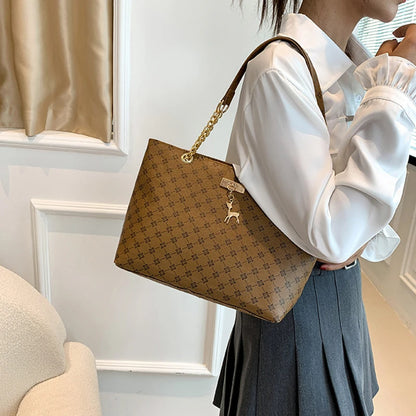 New Presbyopia Handbag Texture Soft Leather Large