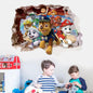 New Hot 3D PAW Children Cartoon Wall Stickers Waterproof Home Decoration Patrols For Kid's Room PVC DIY Vinyl Wallpaper Gifts