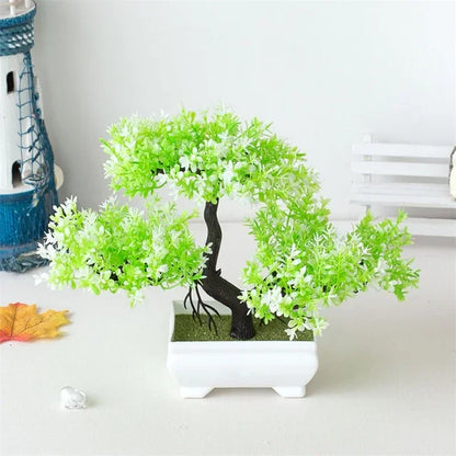 Artificial Bonsai Tree Plant potted Flower Decoration