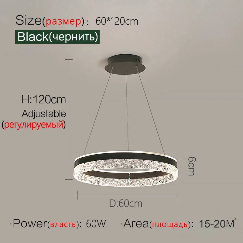 Modern LED Chandelier For Living Room Dining ,