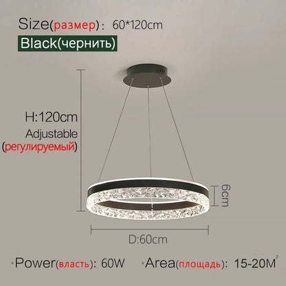 Modern LED Chandelier For Living Room Dining ,