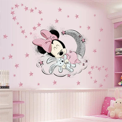Cartoon Mickey Minnie Mouse Home Wall Stickers