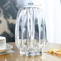 Nordic simple large glass vase transparent color