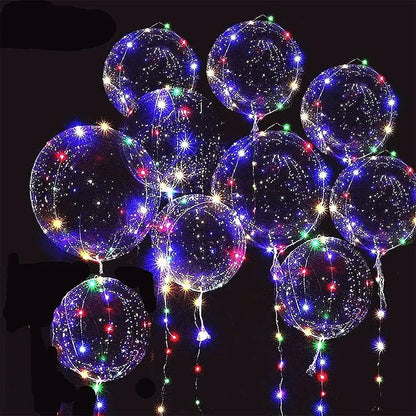 3set Transparent Led Balloons Light Up Balloons