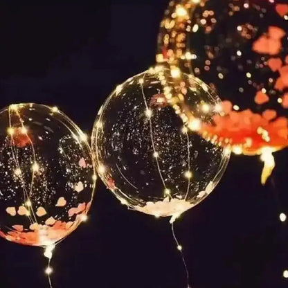 3set Transparent Led Balloons Light Up Balloons