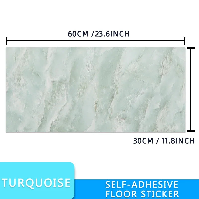 20/pcs PVC Imitation Marble Wall Stickers Self-adhesive Floor Stickers 30*30cm/30*60cm