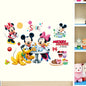 Cartoon Mickey Minnie Mouse Home Wall Stickers
