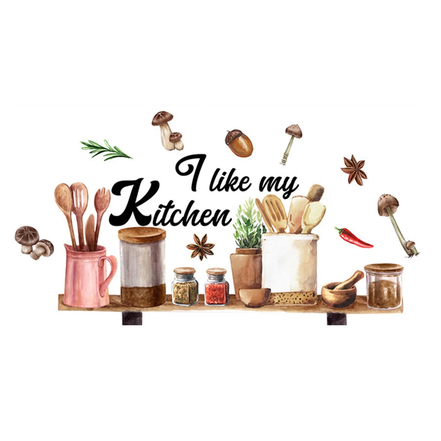 Wall Stickers Removable Waterproof Decoration Kitchen Decor