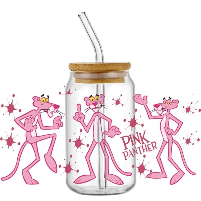 Miniso New pink design Stickers Waterproof  Mug