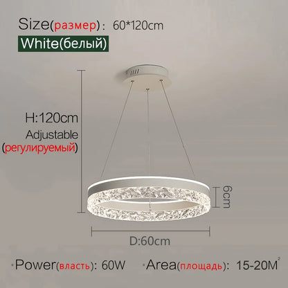 Modern LED Chandelier For Living Room Dining ,