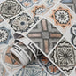 Tile 3D European style Oil Proof  Waterproof Kitchen Wallpaper