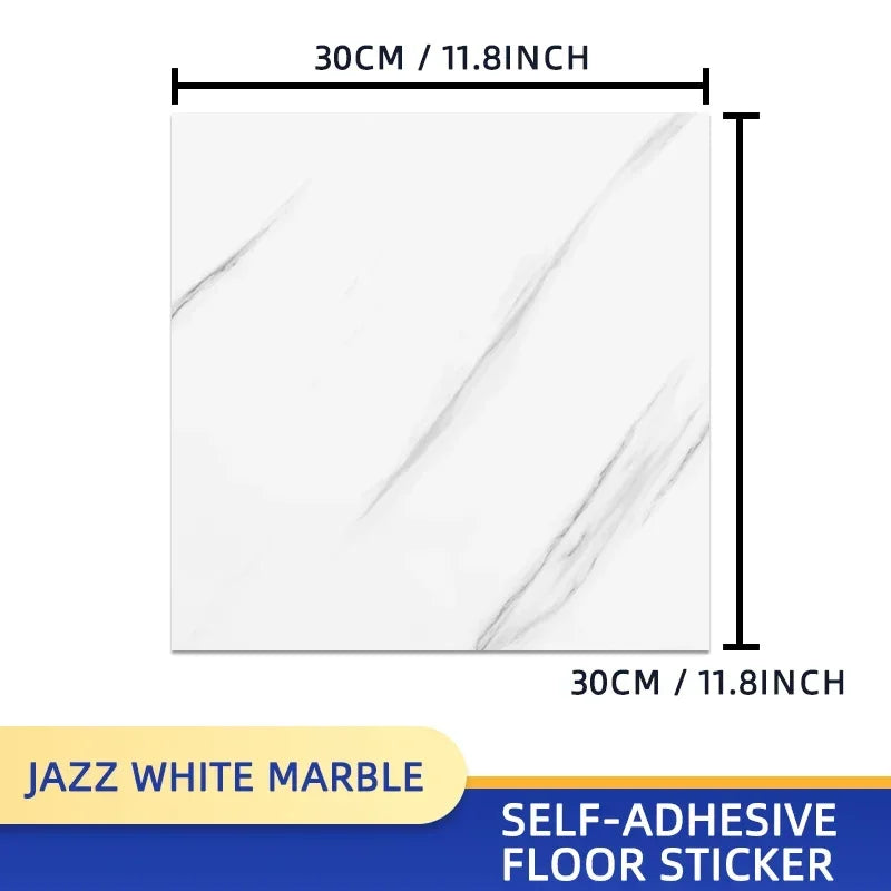 20pc PVC Imitation Marble Wall Stickers Self-adhesive Floor Stickers 30*30cm Waterproof Bathroom living Room Decoration Decals