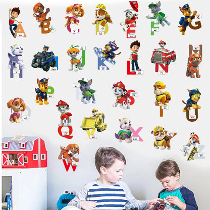 New Hot 3D PAW Children Cartoon Wall Stickers Waterproof Home Decoration Patrols For Kid's Room PVC DIY Vinyl Wallpaper Gifts